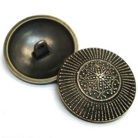 M-032-Antique Brass Metal Fashion Button